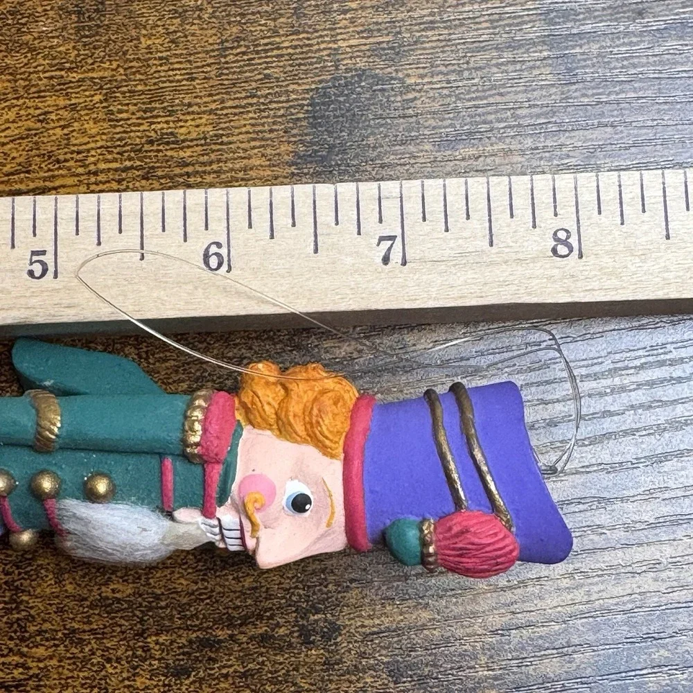 Dept 56 Nutcracker Santa Icicle Pencil Ornaments Lot 2 Vintage Christmas 8in 90s